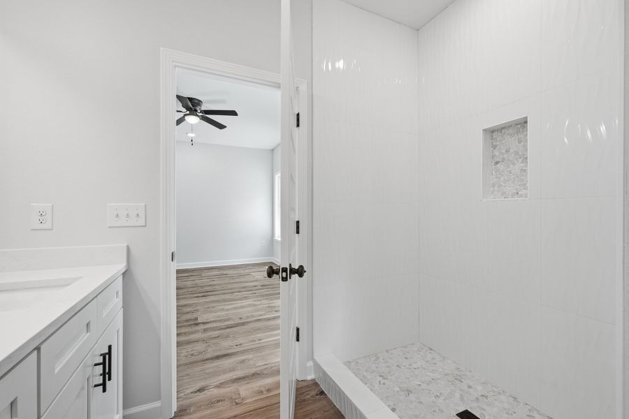 Spacious, unfurnished interior of a new home in McCarthy Estates, Defuniak Springs (Image 34). Spacious, unfurnished interior of a new home in McCarthy Estates, Defuniak Springs (Image 34).