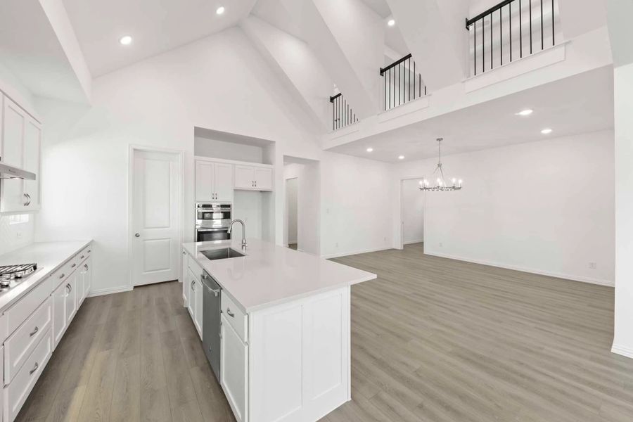 Open Kitchen-Dining Room Representative Photo