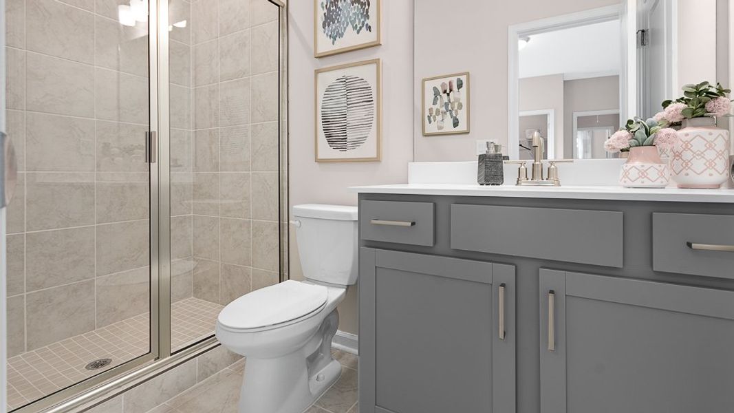 Furnished interior view inside a new home in Stratford Hills, Ball Ground (Image 23). Furnished interior view inside a new home in Stratford Hills, Ball Ground (Image 23).