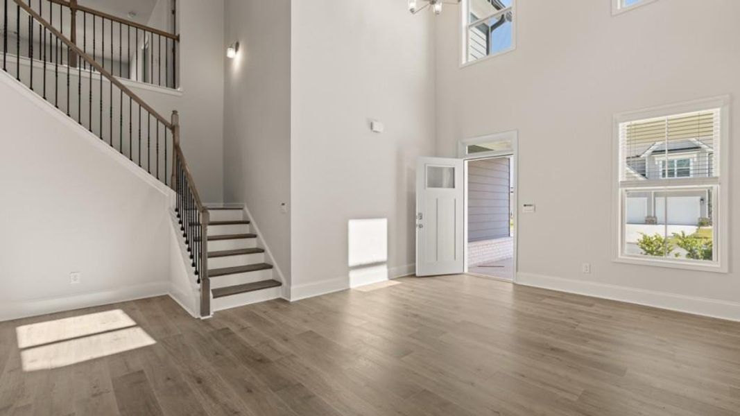 Spacious, unfurnished interior of a new home in Hamptons at Riverwood East, Dallas (Image 26).
