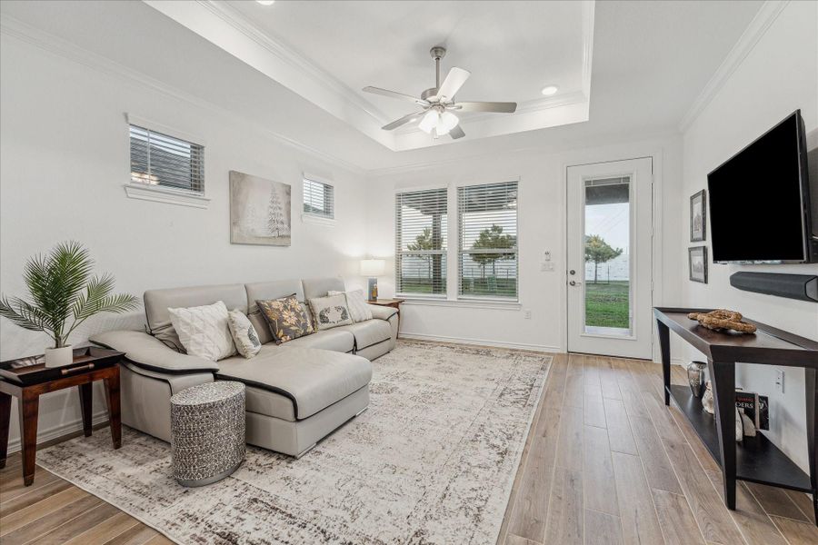 Furnished interior view inside a new home in , Fulshear (Image 14). Furnished interior view inside a new home in , Fulshear (Image 14).