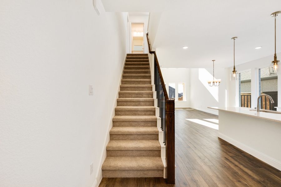 Spacious, unfurnished interior of a new home in Reunion, Rhome (Image 31). Spacious, unfurnished interior of a new home in Reunion, Rhome (Image 31).