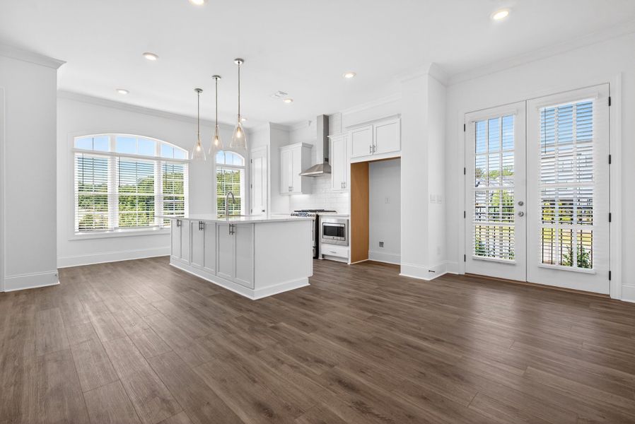 Representative unfurnished interior of a home built from the The Grayson III by The Providence Group in Waterhaven, Cumming (Image 13). Representative unfurnished interior of a home built from the The Grayson III by The Providence Group in Waterhaven, Cumming (Image 13).