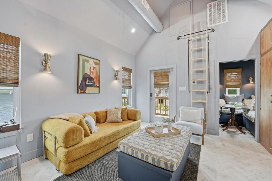 Furnished interior view inside a new home in , Galveston (Image 16).