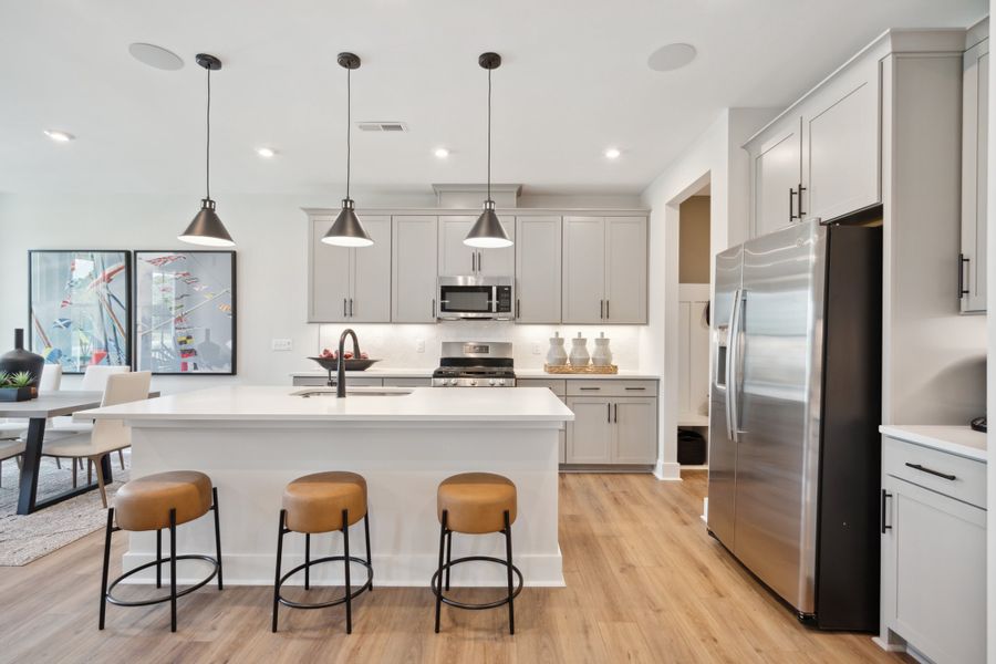 Furnished interior view inside a new home in Seven Oaks, Belmont (Image 10).