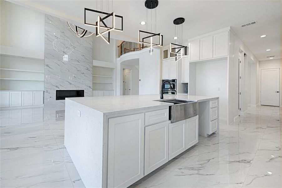 Furnished interior view inside a new home in , Midlothian (Image 8).