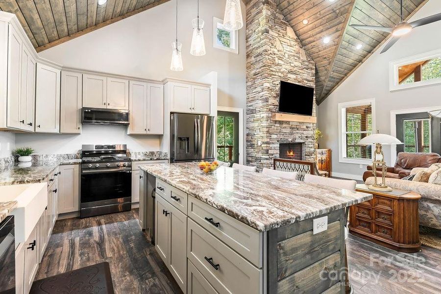 Furnished interior view inside a new home in , Hendersonville (Image 28).