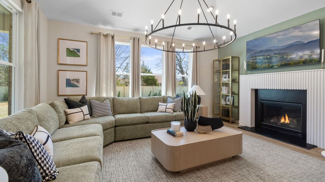 Representative furnished interior of a home built from the Stonefield by DRB Homes in Northcroft, Loganville (Image 25).