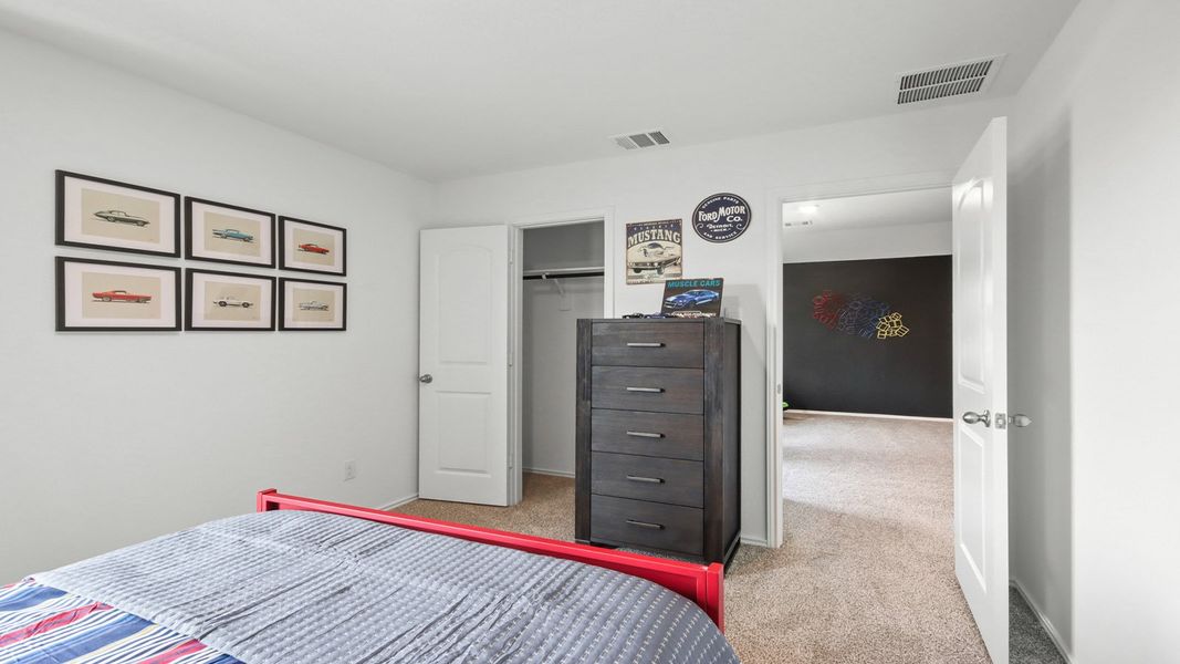 Furnished interior view inside a new home in Venetian Pines, Conroe (Image 27).