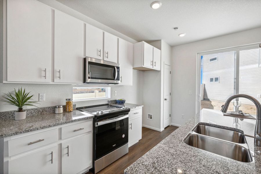 Furnished interior view inside a new home in Green Valley Ranch, Aurora (Image 14). Furnished interior view inside a new home in Green Valley Ranch, Aurora (Image 14).