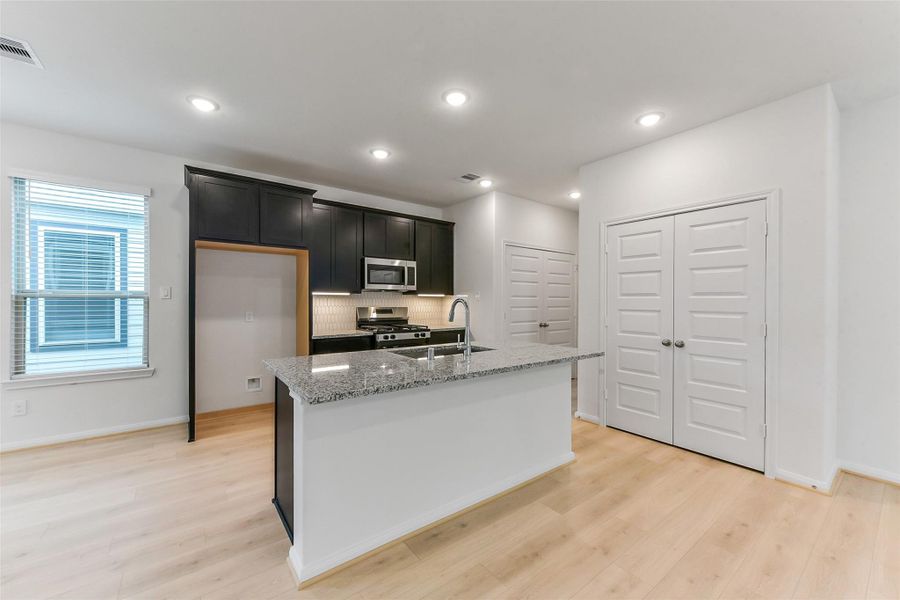 Furnished interior view inside a new home in , Houston (Image 15).