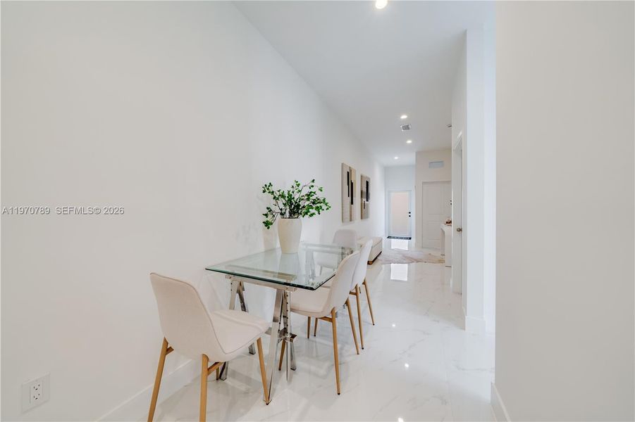 Furnished interior view inside a new home in , Miami (Image 5). Furnished interior view inside a new home in , Miami (Image 5).