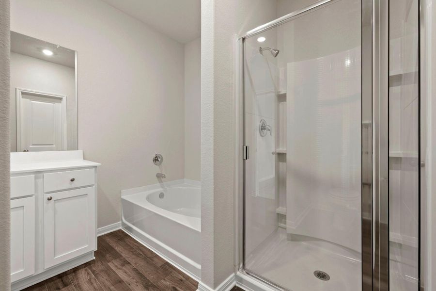 Furnished interior view inside a new home in Vacek Country Meadows, Richmond (Image 3).