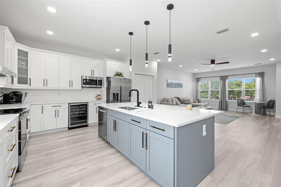 Furnished interior view inside a new home in , Tampa (Image 10).