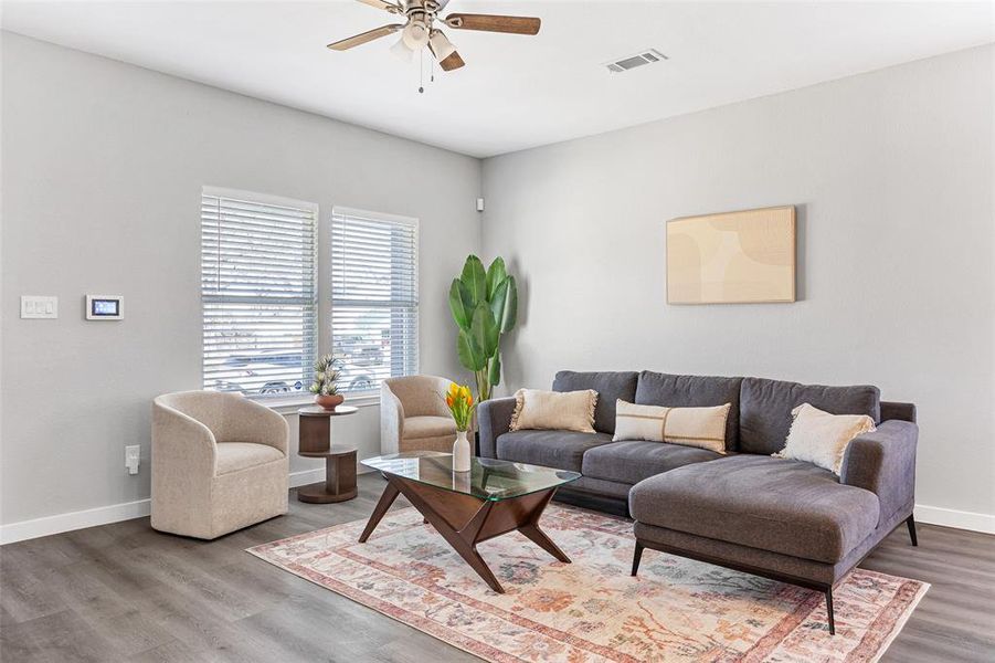 Furnished interior view inside a new home in , Dallas (Image 16).