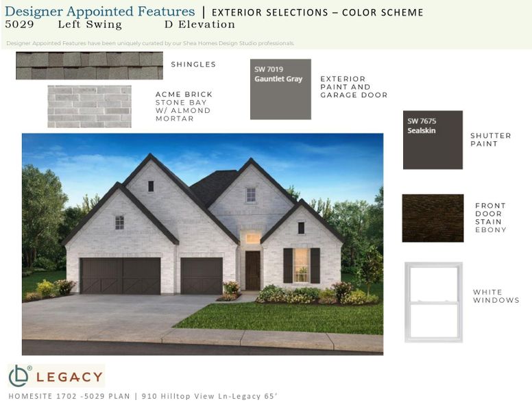 Sample of building materials used in homes in , Friendswood (Image 9).