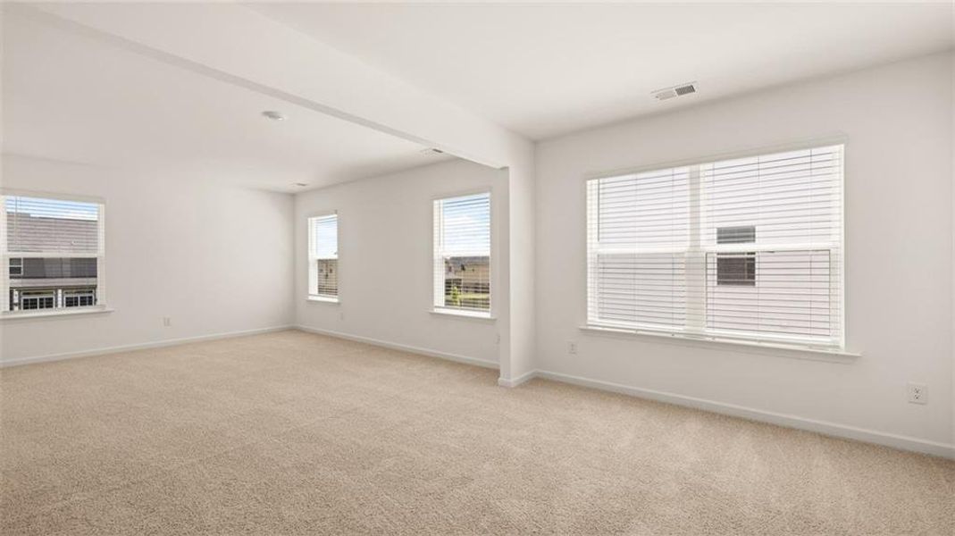 Spacious, unfurnished interior of a new home in Bridle Creek, Locust Grove (Image 39).