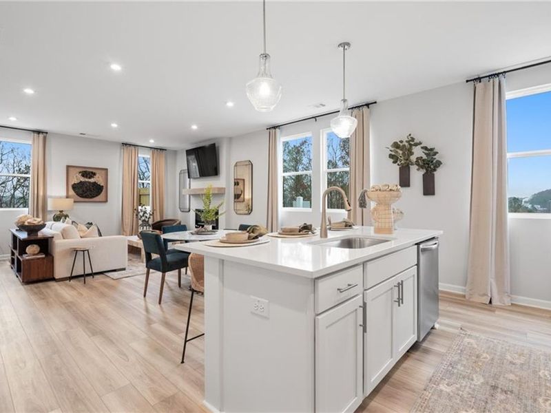 Furnished interior view inside a new home in Stegall Village, Emerson (Image 10).
