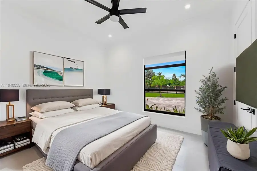 Furnished interior view inside a new home in , Miami (Image 6).