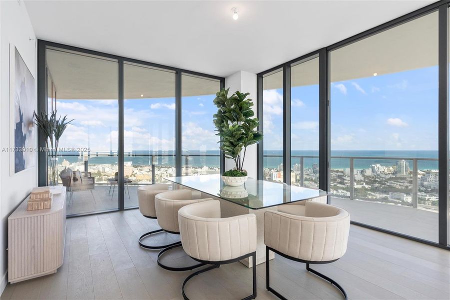 Furnished interior view inside a new home in Five Park, Miami (Image 9). Furnished interior view inside a new home in Five Park, Miami (Image 9).