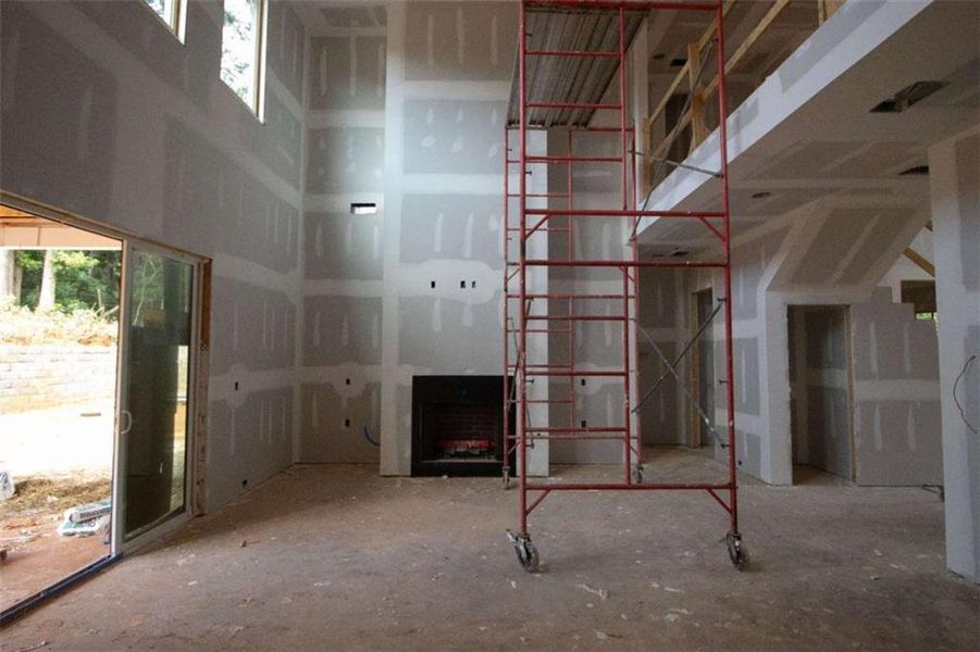 In-progress construction of a new home in , Monroe, GA (Image 59).