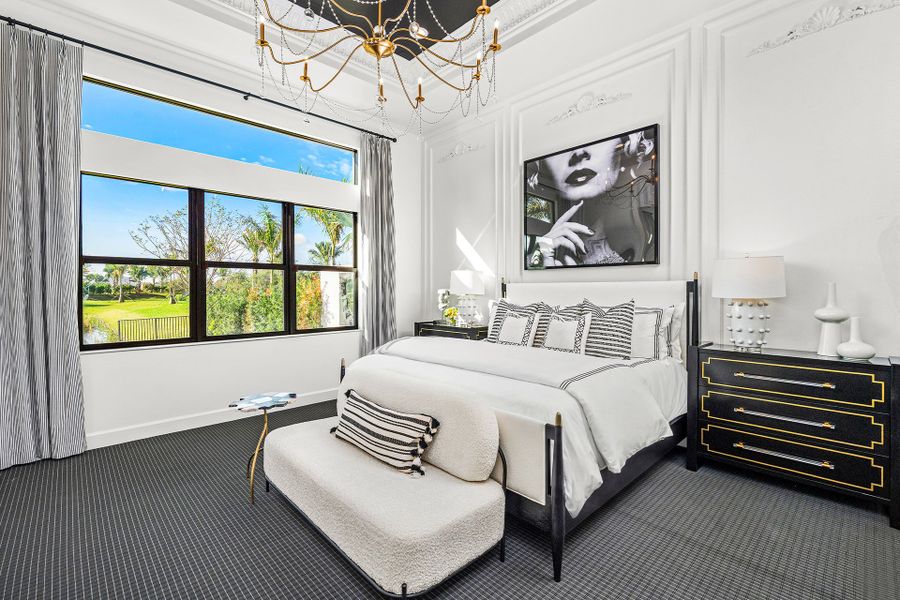 Representative furnished interior of a home built from the Addison by GL Homes in Valencia Del Mar (55+), Boynton Beach (Image 8).