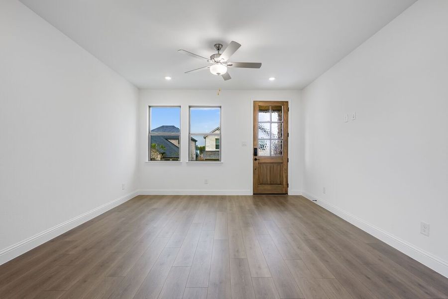 Spacious, unfurnished interior of a new home in Cross Creek Meadows 40s, Celina (Image 11). Spacious, unfurnished interior of a new home in Cross Creek Meadows 40s, Celina (Image 11).