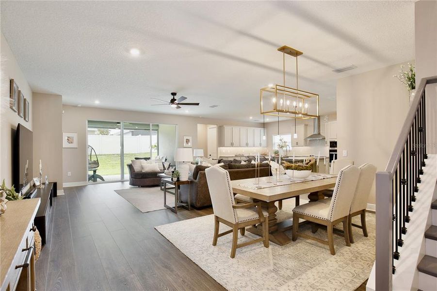 Furnished interior view inside a new home in , Clermont (Image 18). Furnished interior view inside a new home in , Clermont (Image 18).
