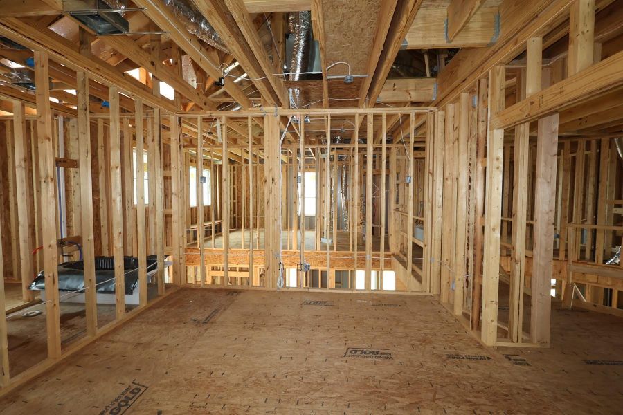 In-progress construction of a new home in Dunham Pointe, Cypress, TX (Image 15).