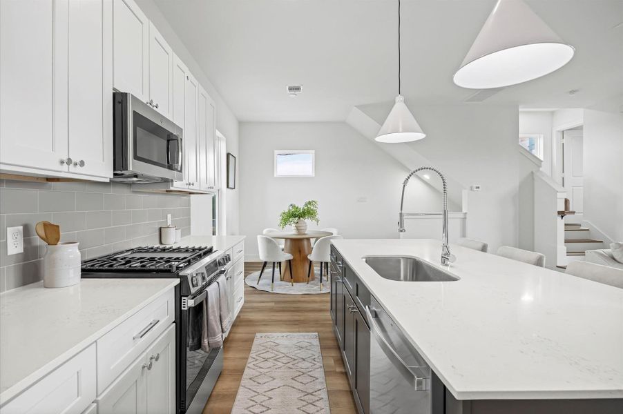 Furnished interior view inside a new home in , Houston (Image 7). Furnished interior view inside a new home in , Houston (Image 7).