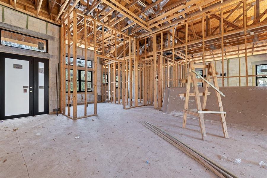 In-progress construction of a new home in , Kissimmee, FL (Image 14).