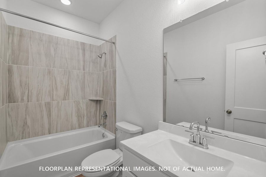 Furnished interior view inside a new home in Summerview, Fulshear (Image 11).