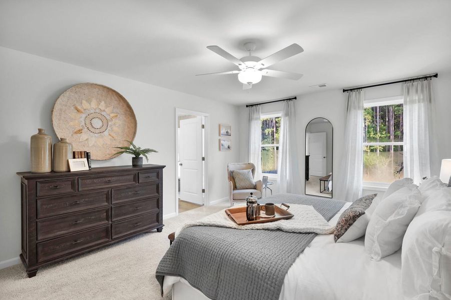 Furnished interior view inside a new home in , Summerville (Image 12). Furnished interior view inside a new home in , Summerville (Image 12).