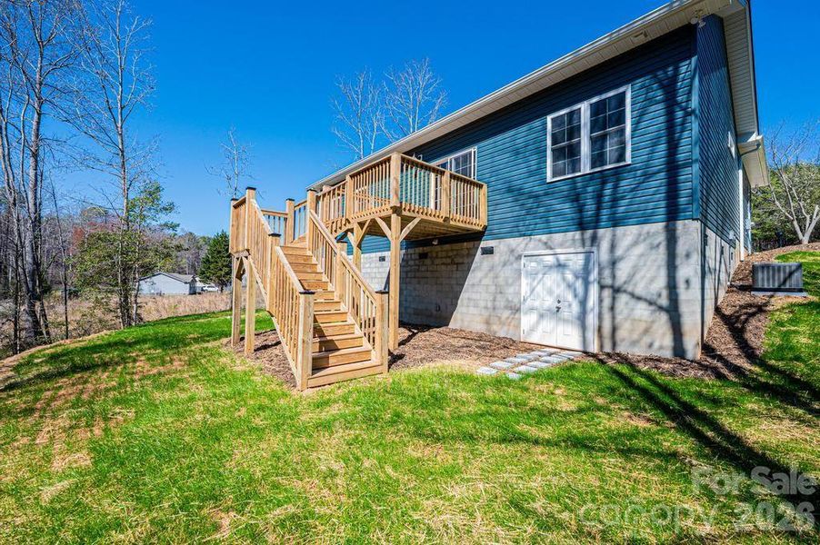 Exterior details and patio area of a home in , Hickory (Image 15).