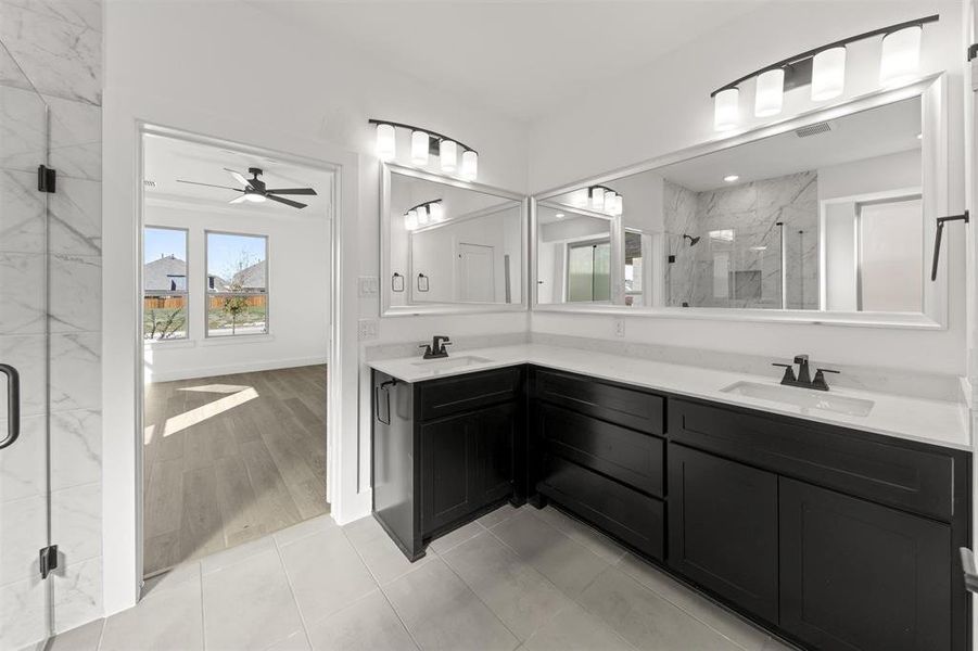 Furnished interior view inside a new home in Trails at Cottonwood Creek, Rowlett (Image 6).