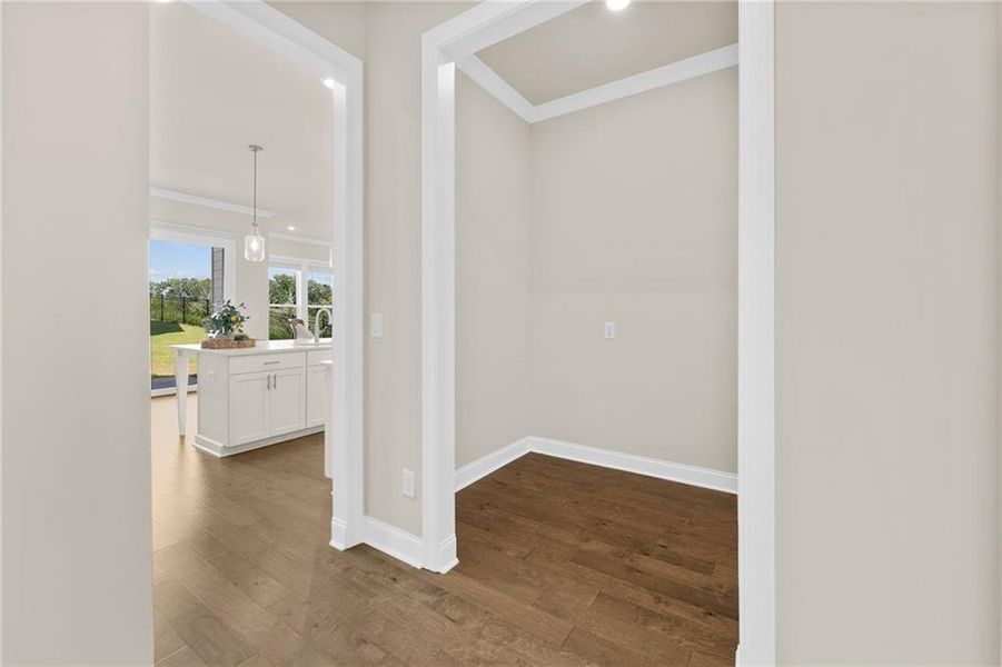 Spacious, unfurnished interior of a new home in Palisades Single Family, Cumming (Image 43). Spacious, unfurnished interior of a new home in Palisades Single Family, Cumming (Image 43).