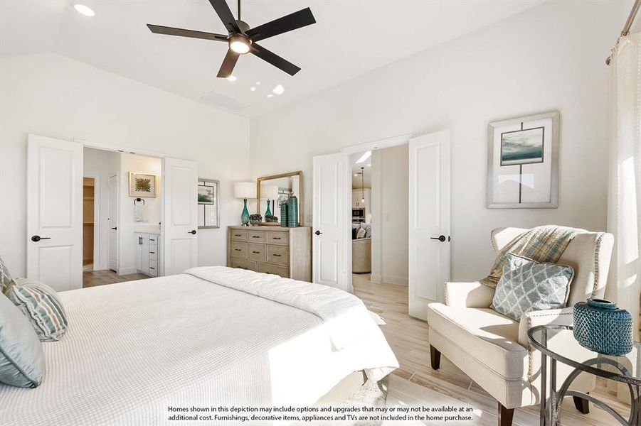 Furnished interior view inside a new home in Ridge Ranch, Mesquite (Image 23).