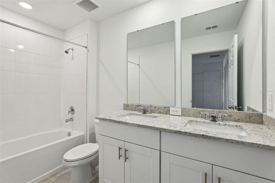 Furnished interior view inside a new home in The Meadow at Crossprairie, St. Cloud (Image 30).