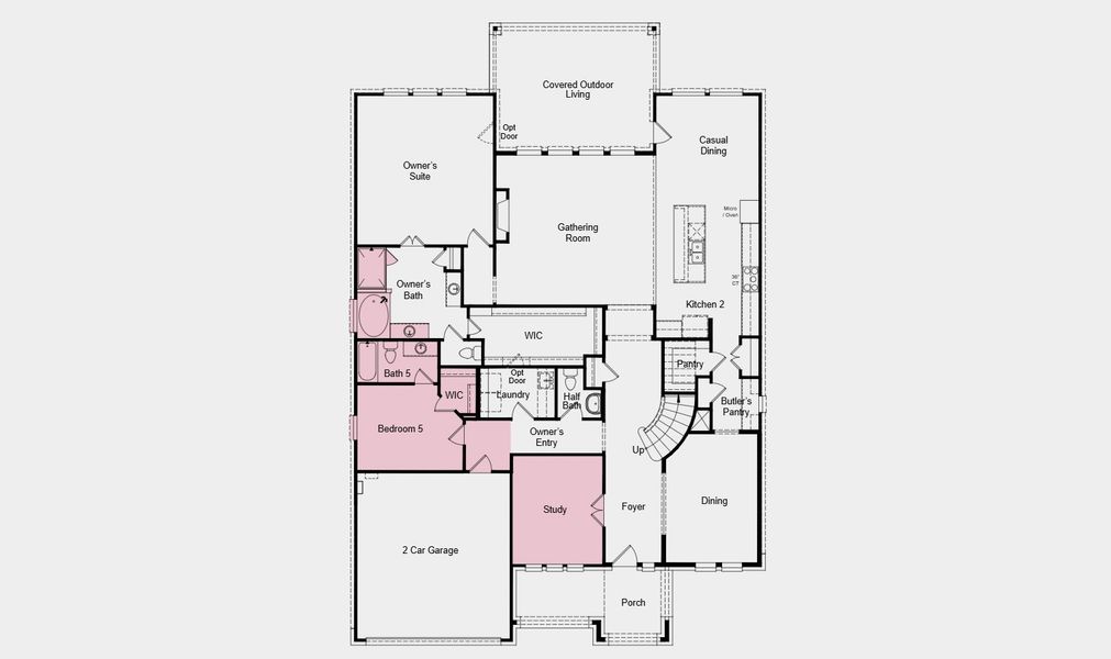 2D floor plan layout of this home in Highland Lakes 60s, McKinney, TX (Image 4). 2D floor plan layout of this home in Highland Lakes 60s, McKinney, TX (Image 4).