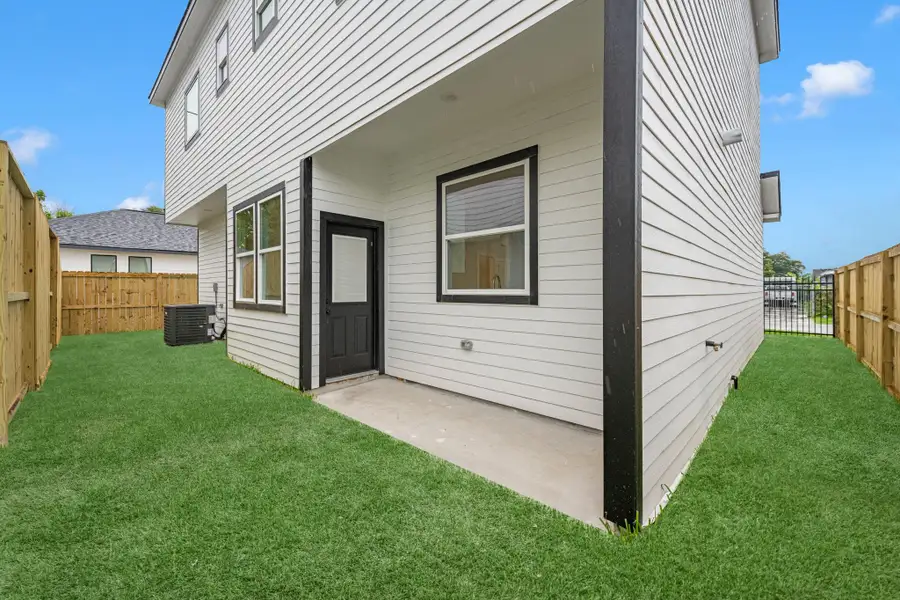 Exterior details and patio area of a home in , Houston (Image 3).