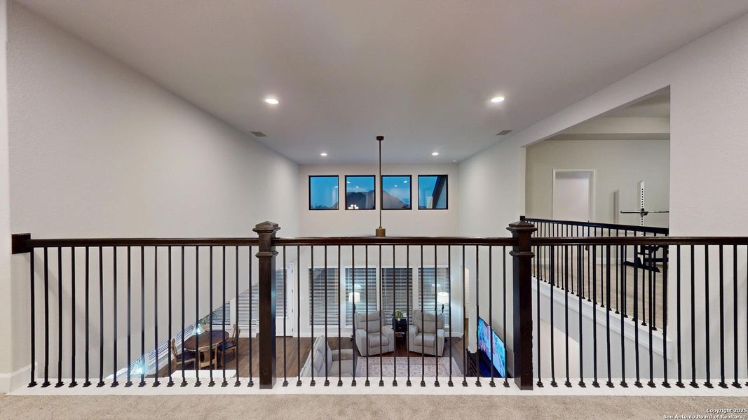 Furnished interior view inside a new home in Weston Oaks 55', San Antonio (Image 34).
