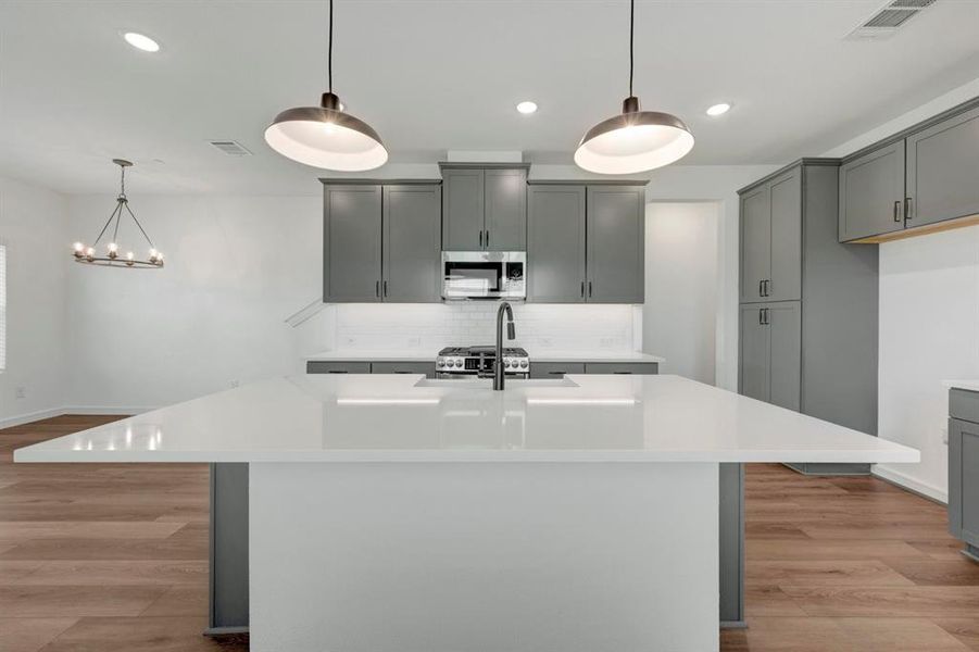 Furnished interior view inside a new home in Providence Commons, Providence Village (Image 10).