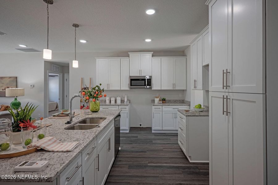 Furnished interior view inside a new home in , Jacksonville (Image 10).