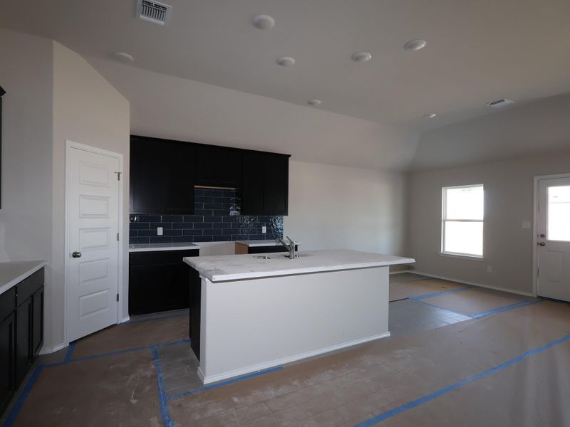 In-progress construction of a new home in Carillon, Manor, TX (Image 7).