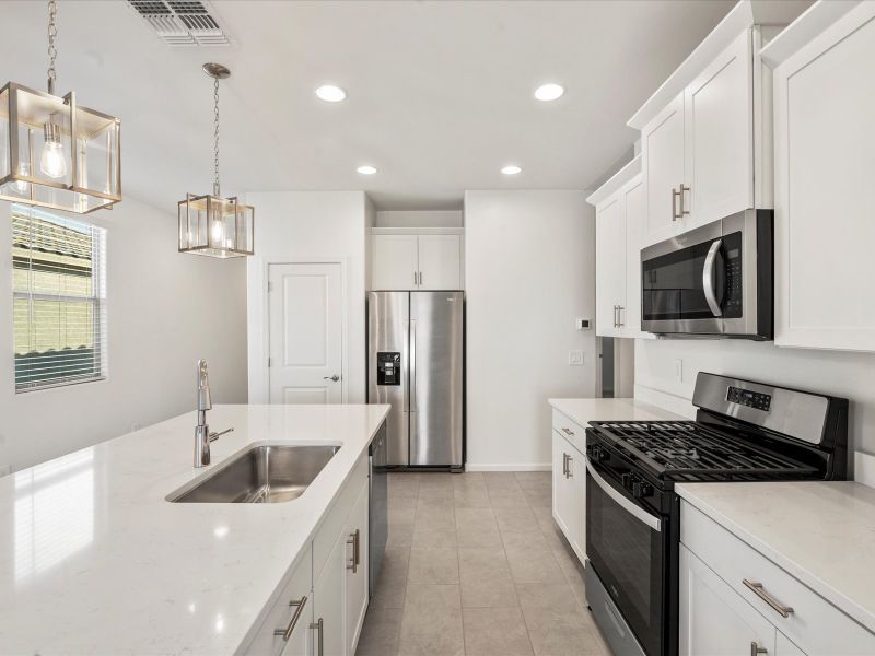 Furnished interior view inside a new home in Summerstone II, Marana (Image 3). Furnished interior view inside a new home in Summerstone II, Marana (Image 3).
