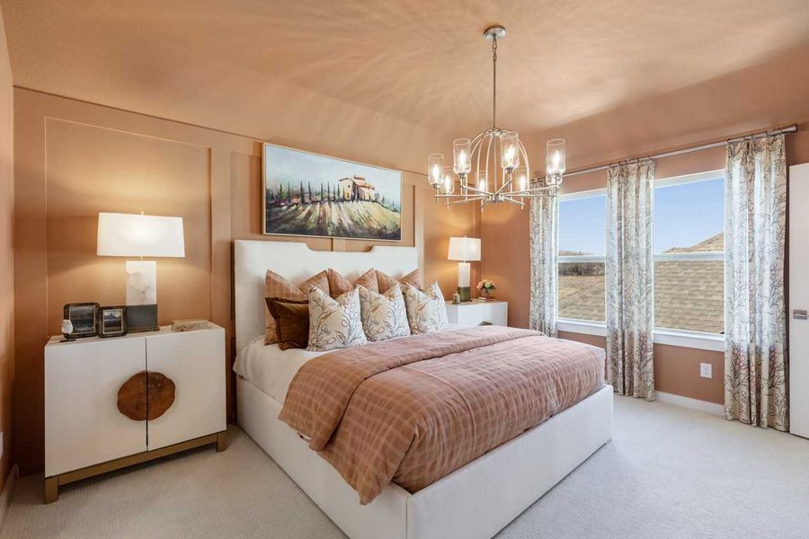 Representative Primary Bedroom - some options shown Representative Primary Bedroom - some options shown