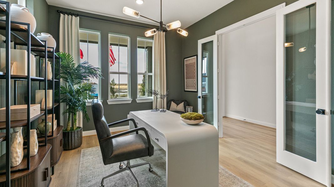 Representative furnished interior of a home built from the Rosewood by DRB Homes in Azalea, Pattison (Image 6).