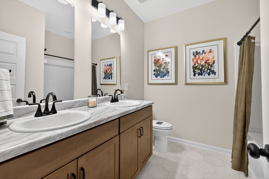 Furnished interior view inside a new home in Jones Ridge, Dallas (Image 18).