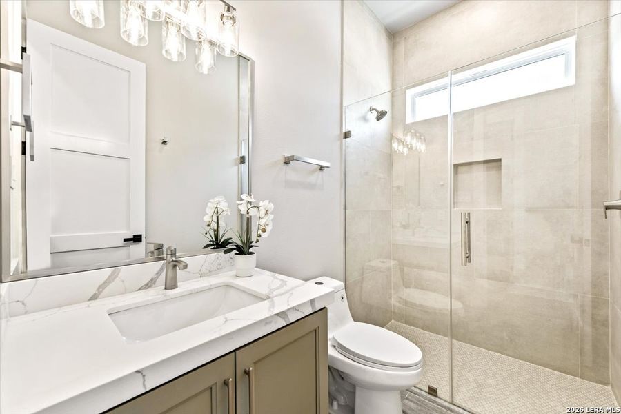 Furnished interior view inside a new home in , San Antonio (Image 15).