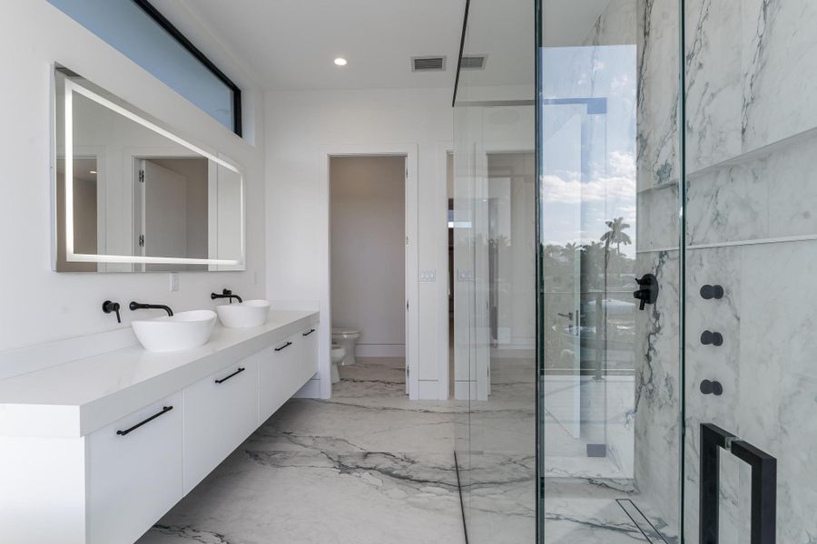 Furnished interior view inside a new home in , Pompano Beach (Image 15).